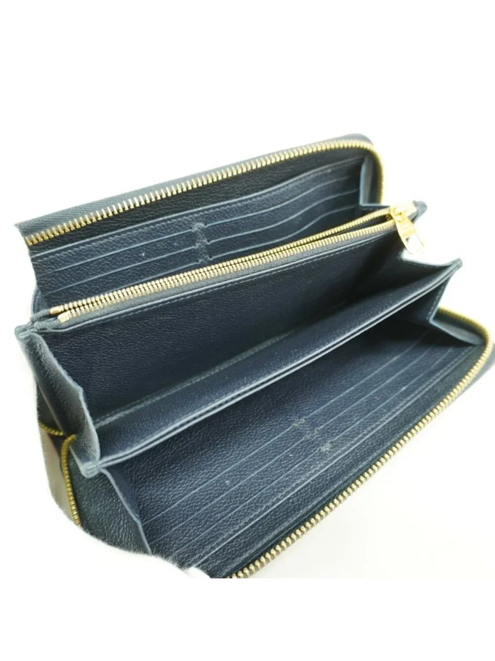 Louis Vuitton Wallet Monogram Empreinte Zippy Marine Rougeladies